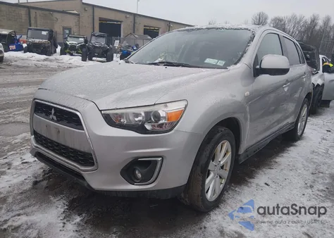 2014 Mitsubishi Outlander Sport Se из США, поврежденный, VIN 4A4AR4AUXEE007589